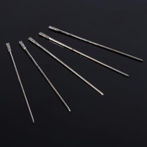 1mm Diamond Drill Bit, WIDELY to USE: Idea for Drill Holes on The Jewelry, Ceramic, Jade, Agate, Glass, Amber, and semiconductor Materials. Multi USE: Jewelry Drill, 20PCS Diamond in Kuwait