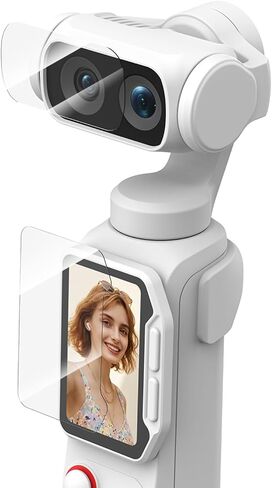 TELESIN Screen Protector for Insta360 Luna Ultra, 1 Lens + 1 Screen Tempered Glass Protector for Insta 360 Luna Ultra in Kuwait