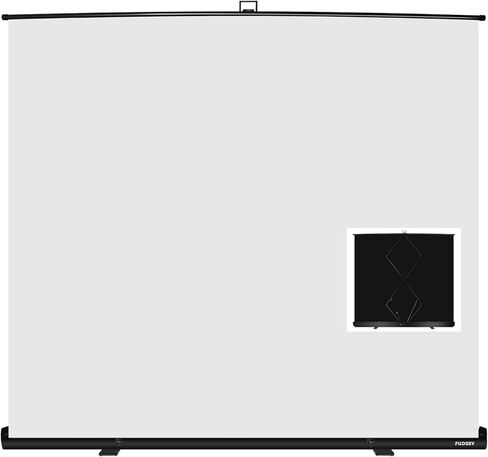 FUDESY 61 x 77.5in Collapsible Green Screen, Portable Retractable Chroma Key Backdrop, Wrinkle-Resistant Fabric Pop Up Photo Background with Stand for Streaming, Video Conference, Photographic Studio in Kuwait