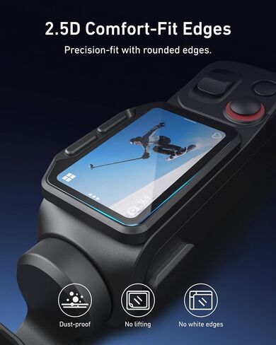TELESIN Screen Protector for Insta360 Luna Ultra, 1 Lens + 1 Screen Tempered Glass Protector for Insta 360 Luna Ultra in Kuwait