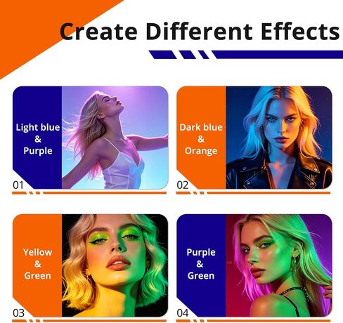 20pcs Color Correction Light Gel Filters, 11.7 x 8.3 Inches Transparent Color Film Sheets for LED Light, Photography Lighting, Flash, Studio Equipment – 10 Colors for Mood Lighting, Photo, Video in Kuwait