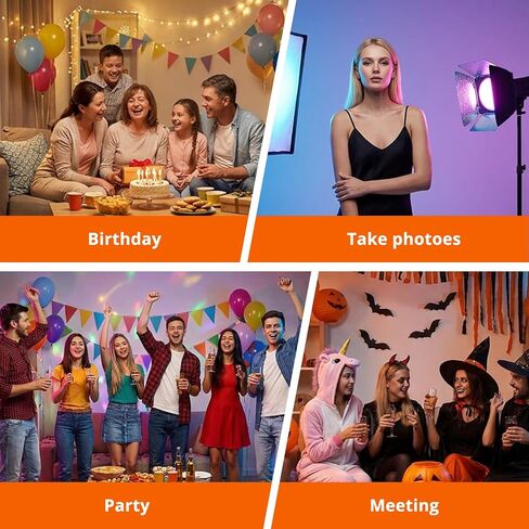 20pcs Color Correction Light Gel Filters, 11.7 x 8.3 Inches Transparent Color Film Sheets for LED Light, Photography Lighting, Flash, Studio Equipment – 10 Colors for Mood Lighting, Photo, Video in Kuwait