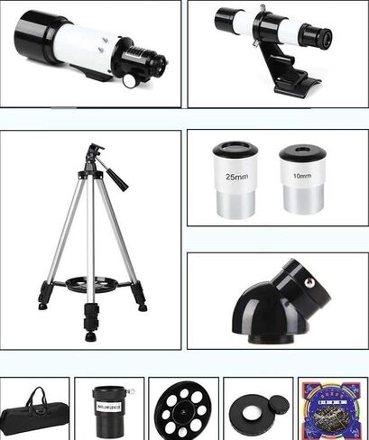 Small Size Astronomical Telescope Reflective Monocular Erect Optical Stellar with Tripod Adjustment Stargazing Different in Kuwait