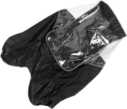 Yosoo Rain Cover for Kids with TPU Window and Sun Protection for Child Seat Up to 45 Inches (Black) in Kuwait
