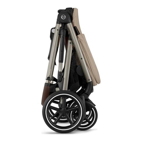 CYBEX Gazelle S Stroller - Taupe Frame with Almond Beige Seat in Kuwait