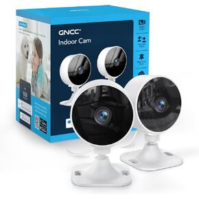GNCC 2.4GHz Indoor Security Camera for Home, 1080P Baby & Pet Cam, 4-Pack | Baby & Pet Monitoring, Motion & Sound Detection, Two-Way Audio, Black & White Night Vision, Flexible Cloud & SD Storage in Kuwait