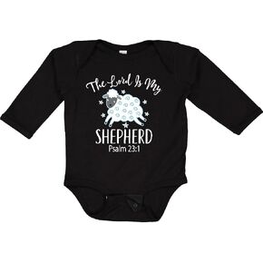 inktastic the Lord Is My Shepherd Psalm 23 Long Sleeve Creeper in Kuwait