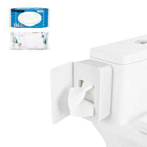 Wipes Container Compatible with Cottonelle | Refillable Flushable Wipes Holder for Huggies Wipes, Airtight Lid for Bathroom & Car,Keeps Wipe Fresh and Clean in Saudi Arabia