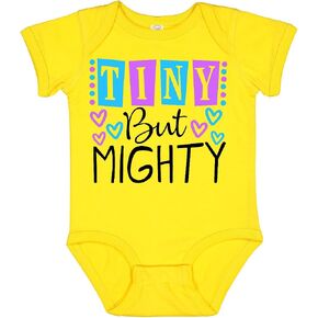 inktastic Tiny But Mighty Baby Bodysuit in Kuwait