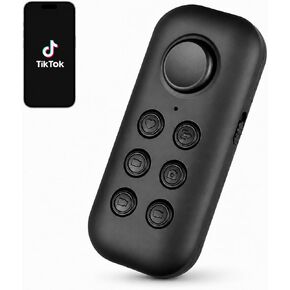 TikTok Scrolling Remote – Handheld Bluetooth Controller for iPhone & Android, One-Hand Video Scrolling While Cooking, Working Out or Relaxing, Fun Gift for TikTok Lovers (Black) in Kuwait