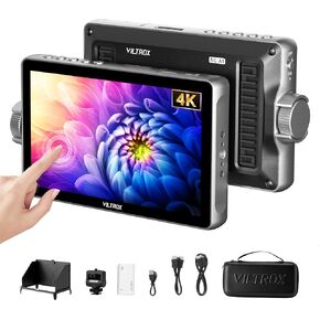 VILTROX DC-550 PRO II Camera Monitor,5.5 Inch 1400nit F 4K@60 HDMI 2.0 with Field Monitor Camera in Kuwait