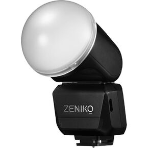 ZENIKO RF12M Mini On-Camera Flash - GN12 Manual Flash with Rotatable Head, Universal Single-Contact Mount, Built-in Diffuser, Compact Flash for DSLR & Mirrorless Cameras (Entry-Level Photography) in Saudi Arabia
