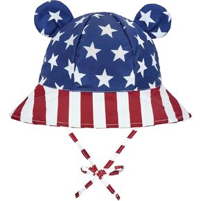 Baby Kids Sun Hat UPF 50+,American Flag Hat for Kids Toddler Boy Girl Patriotic 4th of July USA Hats in Kuwait