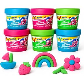 Mr. Bubble Soapy Bath Dough, Three Assorted Colors and Scents, Pack of 6 in Kuwait