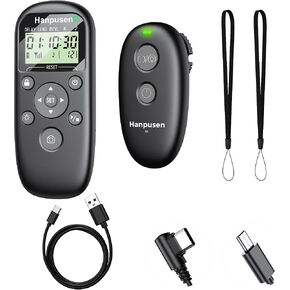 for Canon Rechargeable Camera Remote Control with Timer Intervalometer | Wireless Shutter Release for Canon Rebel T7, R6 Mark II, T6, T5, 850D, R5, R6, R7, R10, R50 V, R100, R3, R5 C, R8, R5 Mark II in Kuwait