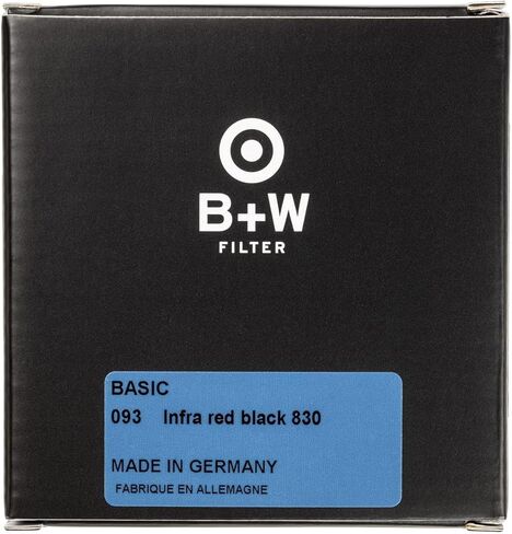 B+W 55mm Basic IR Black 093 Glass Filter in Kuwait