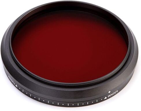 Adjustable IR Lens Filter Pass Infra-Red 530nm to 750nm 590nm 680nm 720nm(58mm) in Kuwait
