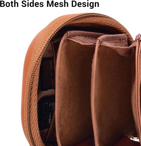 Camera Filter Storage Bag, Vintage PU Leather 8 Layers Organizer, Water & Shock Proof Protective Pouch for ≤95mm Filters, Designed with 8 Layers in Kuwait