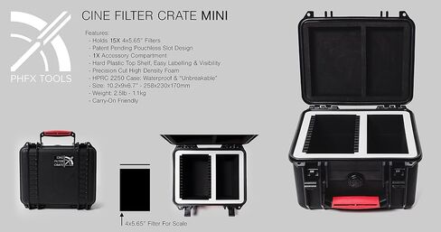 Cine Filter Crate Mini 4x5.65 Filter Case in Kuwait