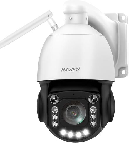 4K PTZ Security Camera Outdoor with 50X Optical Zoom, High-Speed 360° Pan & 90° Tilt, 8MP WiFi Camera with 1200FT IR Night Vision, Auto Tracking, Person/Vehicle/Pet Detection, RTSP in Kuwait