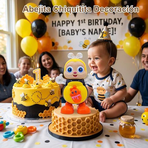 Dancing Bee Toy with Music & LED Lights - Abejita Chiquitita Interactive Walking Toy for Toddlers, Juguete de Abeja Bailarina para Niños, Sensory Learning Gift for Boys Girls 3+ in Kuwait