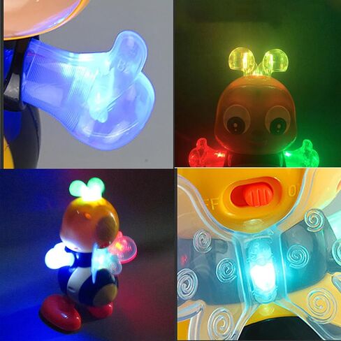 Dancing Bee Toy with Music & LED Lights - Abejita Chiquitita Interactive Walking Toy for Toddlers, Juguete de Abeja Bailarina para Niños, Sensory Learning Gift for Boys Girls 3+ in Kuwait