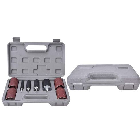 ZJchao Drum Sander, Sanding Drum Sleeve Kit Drill Press Sanding Kit Drill Bit Sander Attachment Attachment Metal Wood Polishing Tool Woodworking Abrasive Sleeve in Kuwait