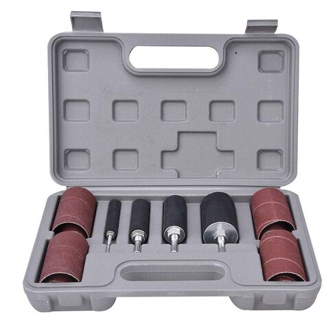 ZJchao Drum Sander, Sanding Drum Sleeve Kit Drill Press Sanding Kit Drill Bit Sander Attachment Attachment Metal Wood Polishing Tool Woodworking Abrasive Sleeve in Kuwait