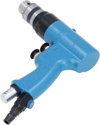 Pneumatic Drill, 2600RPM Speed Adjustable and Reversible Rotation Air Drill, Portable Pneumatic Drilling Tool with 1/4 Inch Connection for Furniture Machine Production Maintenance in Kuwait