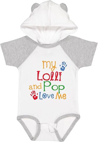 inktastic My Lolli and Pop Love Me Grandchild Baby Bodysuit in Kuwait
