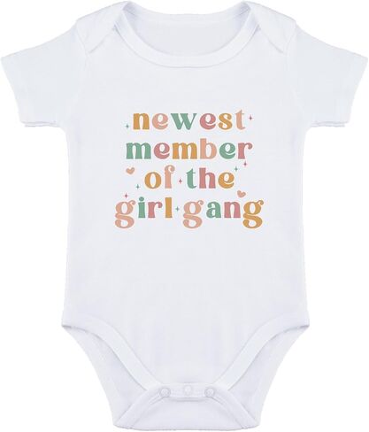 Member of The Girl Gang Baby Bodysuit New to the Crew Baby Girl Clothes in Kuwait