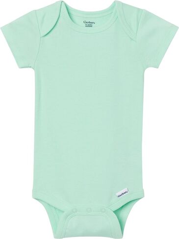 Gerber Unisex Baby 5-Pack Solid Onesies Bodysuits Shirt, Pink, 18 Months in Kuwait
