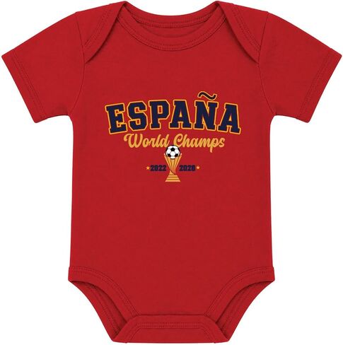 Espana (Spain) World Champs Baby Unisex Short Sleeve Bodysuit 2279 in Kuwait