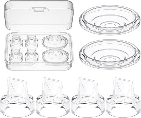 S9 Pro/S12 Pro/S9/S12 Duckbill Valve & Silicone Diaphragm Replacement Parts Compatible with Momcozy Wearable Breast Pump – BPA-Free Food-Grade Silicone Accessories (6 Pack: 4 Valves + 2 Diaphragms) in Kuwait