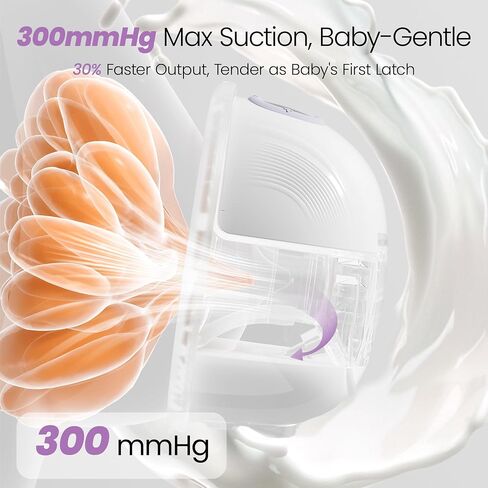 Breast Pump Hands Free, Wearable Breastfeeding Pump with 4 Modes & 9 Levels, Portable Electric Breast Pump, Strong Suction, Discreet & Smart Display, 19/21/24mm Insert/Flange, 2 Pack in Kuwait