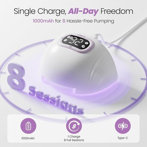 Breast Pump Hands Free, Wearable Breastfeeding Pump with 4 Modes & 9 Levels, Portable Electric Breast Pump, Strong Suction, Discreet & Smart Display, 19/21/24mm Insert/Flange, 2 Pack in Kuwait