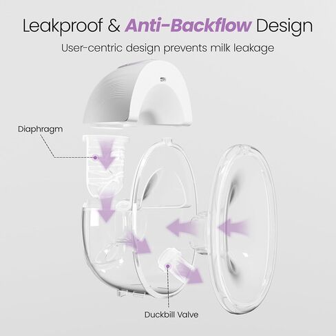 Breast Pump Hands Free, Wearable Breastfeeding Pump with 4 Modes & 9 Levels, Portable Electric Breast Pump, Strong Suction, Discreet & Smart Display, 19/21/24mm Insert/Flange, 2 Pack in Kuwait