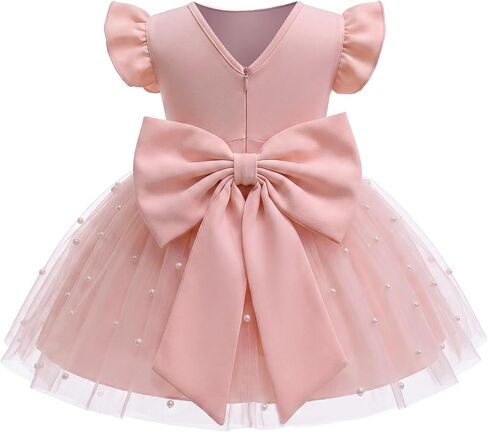 Toddler Baby Girls Tutu Dress Princess Pageant Birthday Party Tulle Wedding Guest Formal Dresses Dance Gown in Kuwait