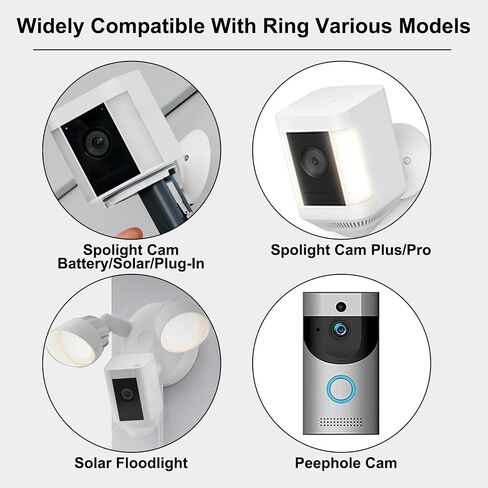 2-Pack Replacement Battery for Ring Doorbell | 6040mAh Rechargeable Camera Batteries with Charger Station for Ring Video Doorbell 2/3/3 Plus/4, Spotlight Cam, Stick Up Cam in Saudi Arabia