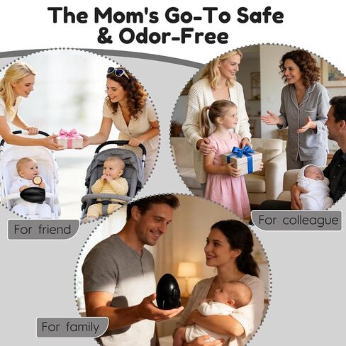 Portable Stroller Rocker Sleep Aid, Fits All Strollers and Prams,Gently Rocks Any Stroller or Pram, Rechargeable Bouncer with Adjustable Speed Black in Kuwait
