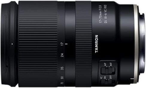 Tamron 17-70mm f/2.8 Di III-A VC RXD Lens Compatible with RF Mount | Bundle with Filter Set - UVP, CP, Black Pro-Mist 1/8 + Lens Cap Keeper + Cleaning Kit - Blower, Lens Pen & Brush (5 Items) in Kuwait
