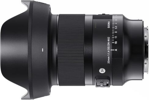 Sigma 20mm f/1.4 DG DN Art Lens for L Mount Bundle with 82mm Multi Coated UV Slim Filter, Microfiber Cleaning Cloth in Kuwait