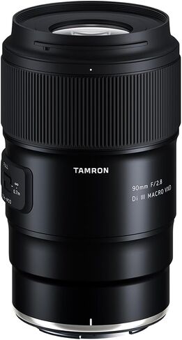 Tamron 90mm f/2.8 Di III VXD Macro Lens for Nikon Z, Full-Frame, Bundle with 67mm UV/CPL/ND2 Filter Kit, Lens Case, Lens Pen, Cap Tether, Cleaning Cloth & 6-Year Warranty in Kuwait