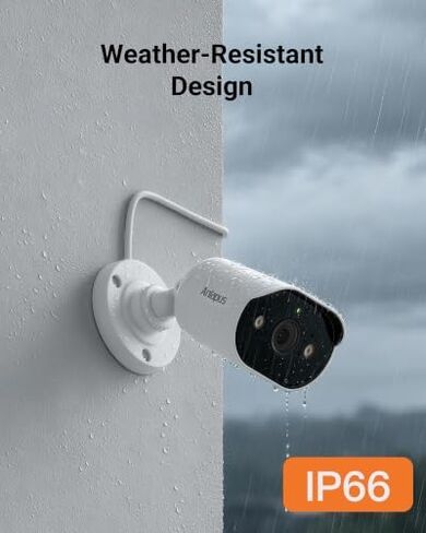 Anlapus 8CH 5MP PoE Security Camera System, 5 Pack 3MP PoE IP Camera for Home Security Outdoor, Color Night Vision, Person/Vehicle Detection, Spotlight, 8 Channel NVR with 500GB HDD for 24/7 Recording in Kuwait