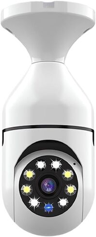 Light Bulb Security Camera 2-Pack, 5GHz WiFi, 360° PTZ Outdoor in Kuwait