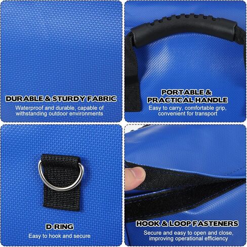 10 PCS Vinyl Sand Bags, Outdoor Indoor Anchor Safety Product for Inflatable Bounce House, Water Slides, Canopies and Tents (10) in Kuwait