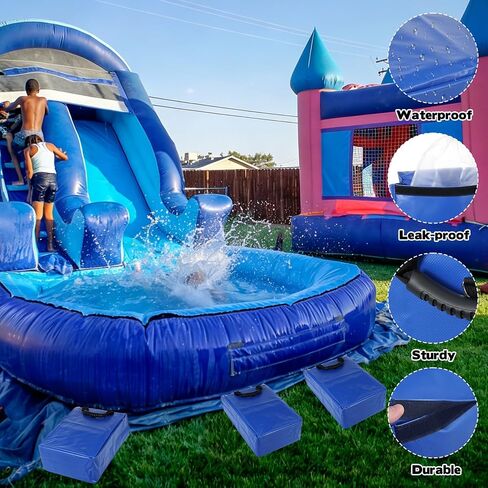 10 PCS Vinyl Sand Bags, Outdoor Indoor Anchor Safety Product for Inflatable Bounce House, Water Slides, Canopies and Tents (10) in Kuwait