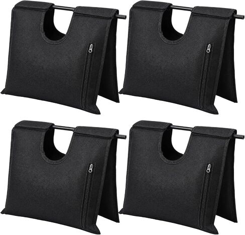 4 Pack Soccer Goal Sandbags 44lbs Capacity Heavy Duty Sand Bag Anchors for Soccer Goals (Sand Not Included) in Kuwait