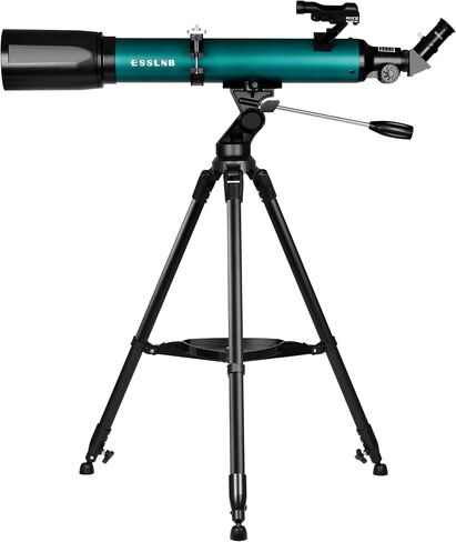 ESSLNB Telescope, 80mm Aperture 700mm Astronomy Refractor Telescope for Adults Beginners, High Transmission Travel Professional Telescope with Stargazing App Wireless Remote Phone Adapter (70080G) in Kuwait