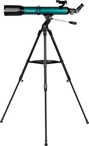 ESSLNB Telescope, 80mm Aperture 700mm Astronomy Refractor Telescope for Adults Beginners, High Transmission Travel Professional Telescope with Stargazing App Wireless Remote Phone Adapter (70080G) in Kuwait